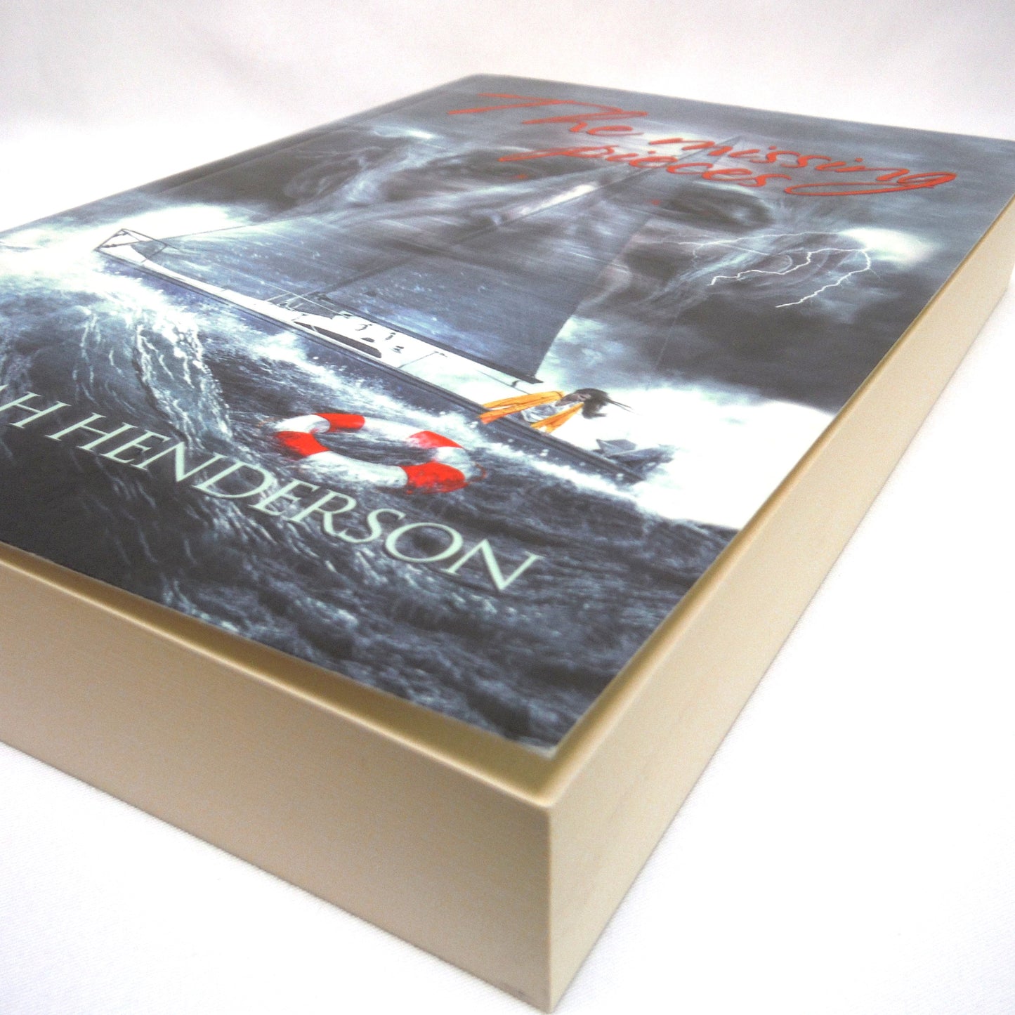 THE MISSING PIECES, A Novel by Deborah Henderson (1st Ed. SIGNED)