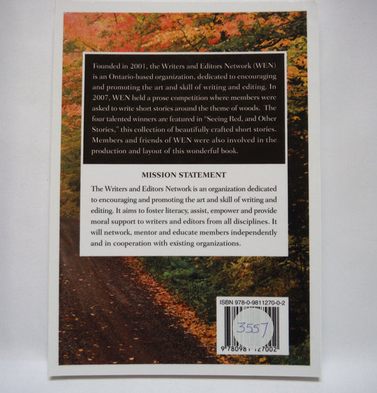 SEEING RED, AND OTHER STORIES, by WEN, the Writers and Editors Network (1st Ed. SIGNED)