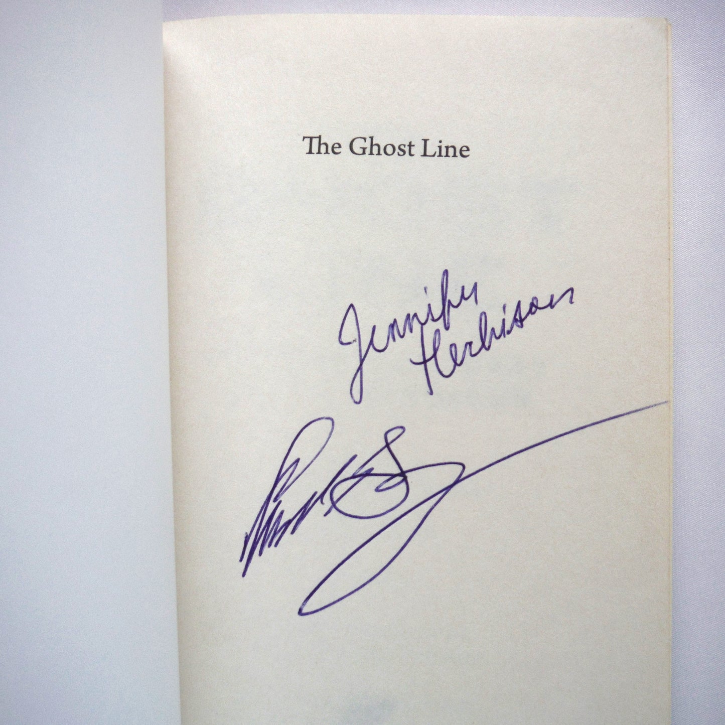 THE GHOST LINE, A Science Fiction Novel by Andrew Neil Gray and J.S. Herbison (1st Ed. SIGNED)