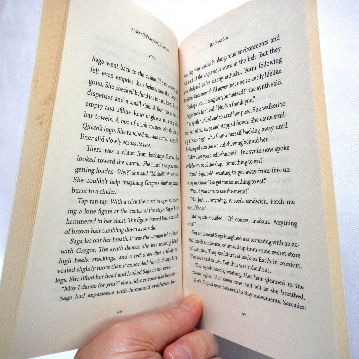 THE GHOST LINE, A Science Fiction Novel by Andrew Neil Gray and J.S. Herbison (1st Ed. SIGNED)