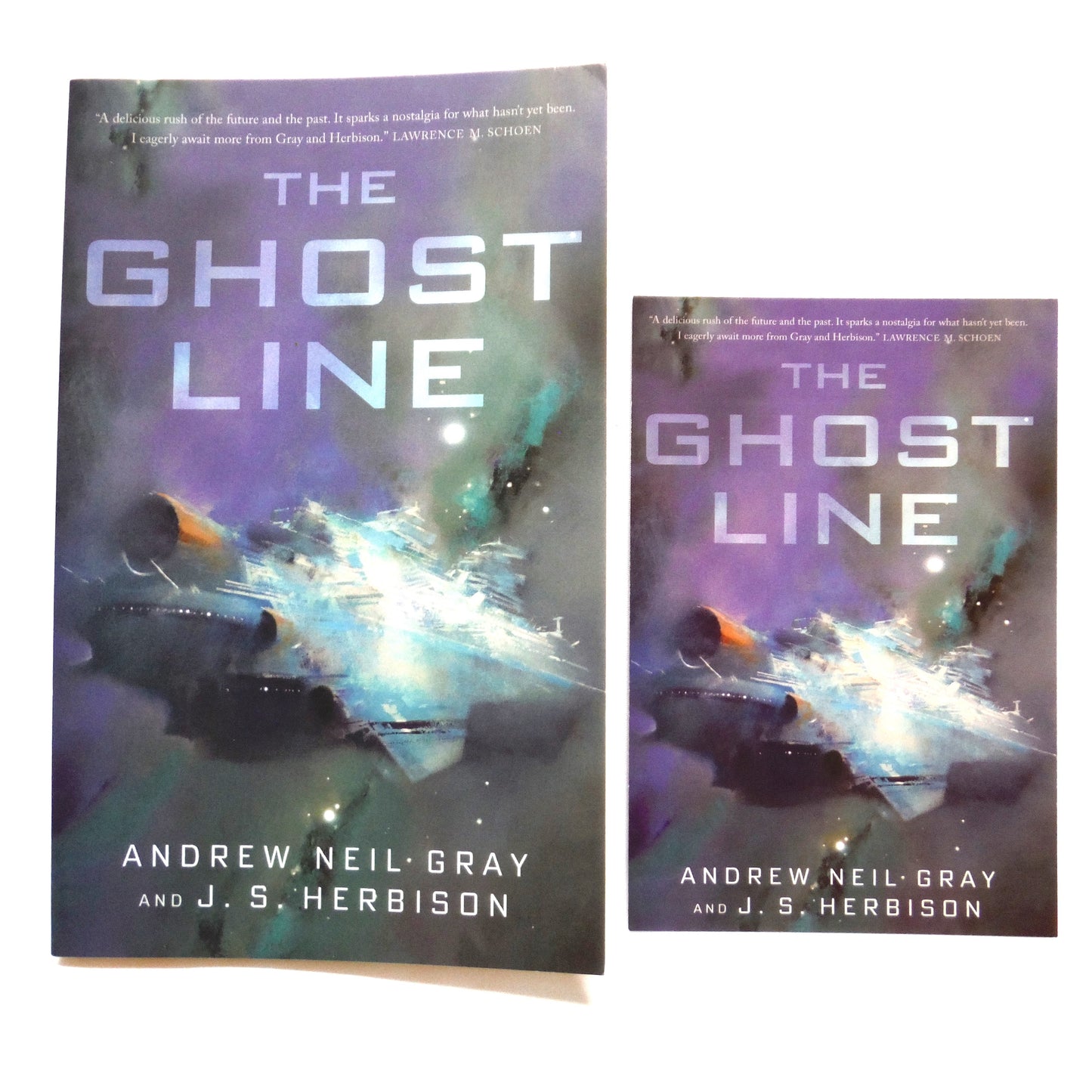 THE GHOST LINE, A Science Fiction Novel by Andrew Neil Gray and J.S. Herbison (1st Ed. SIGNED)