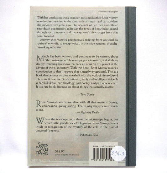 MEMORY OF ELSEWHERE, A Memoir by Rona Murray (1st Ed. SIGNED)