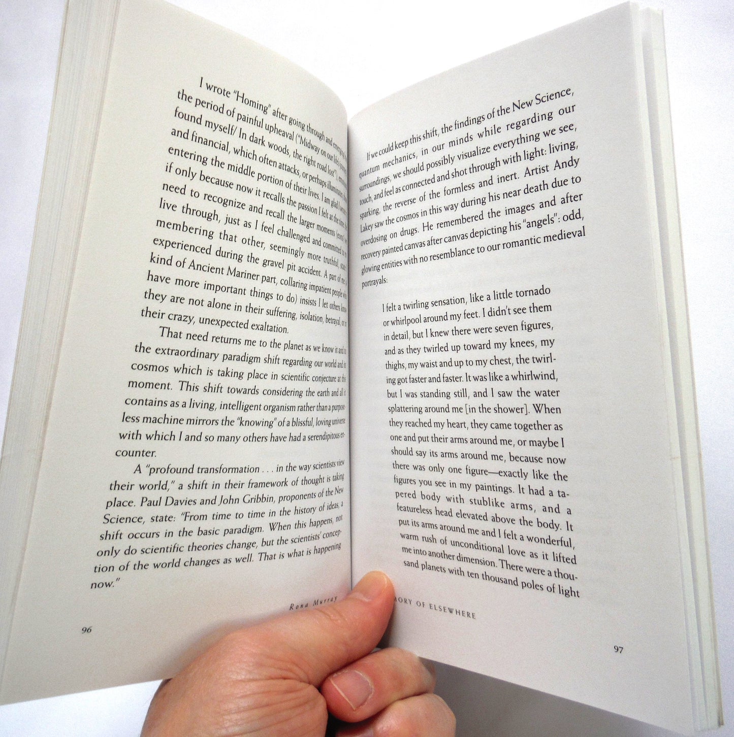 MEMORY OF ELSEWHERE, A Memoir by Rona Murray (1st Ed. SIGNED)