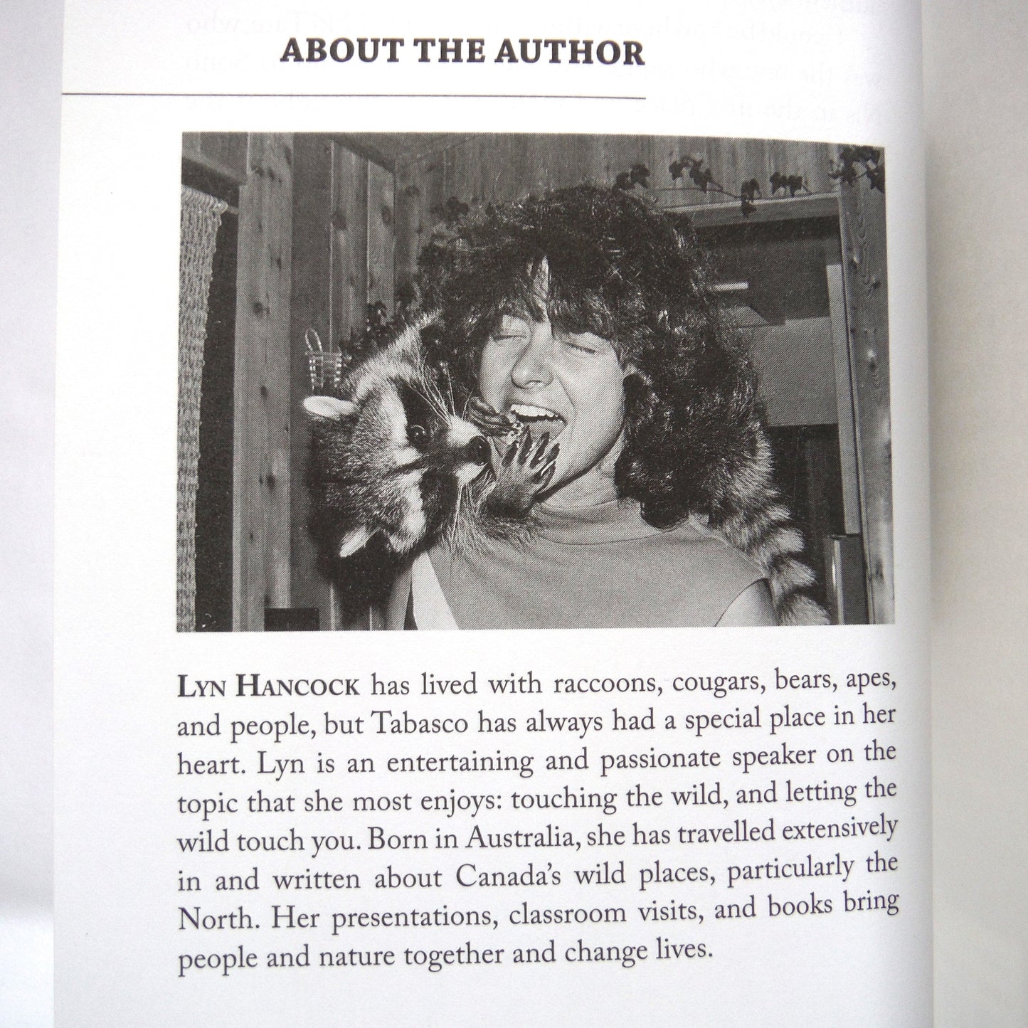 TABASCO, The Saucy Raccoon, A True Tale For Young & Old Readers, by Lyn Hancock (1st Ed. SIGNED)