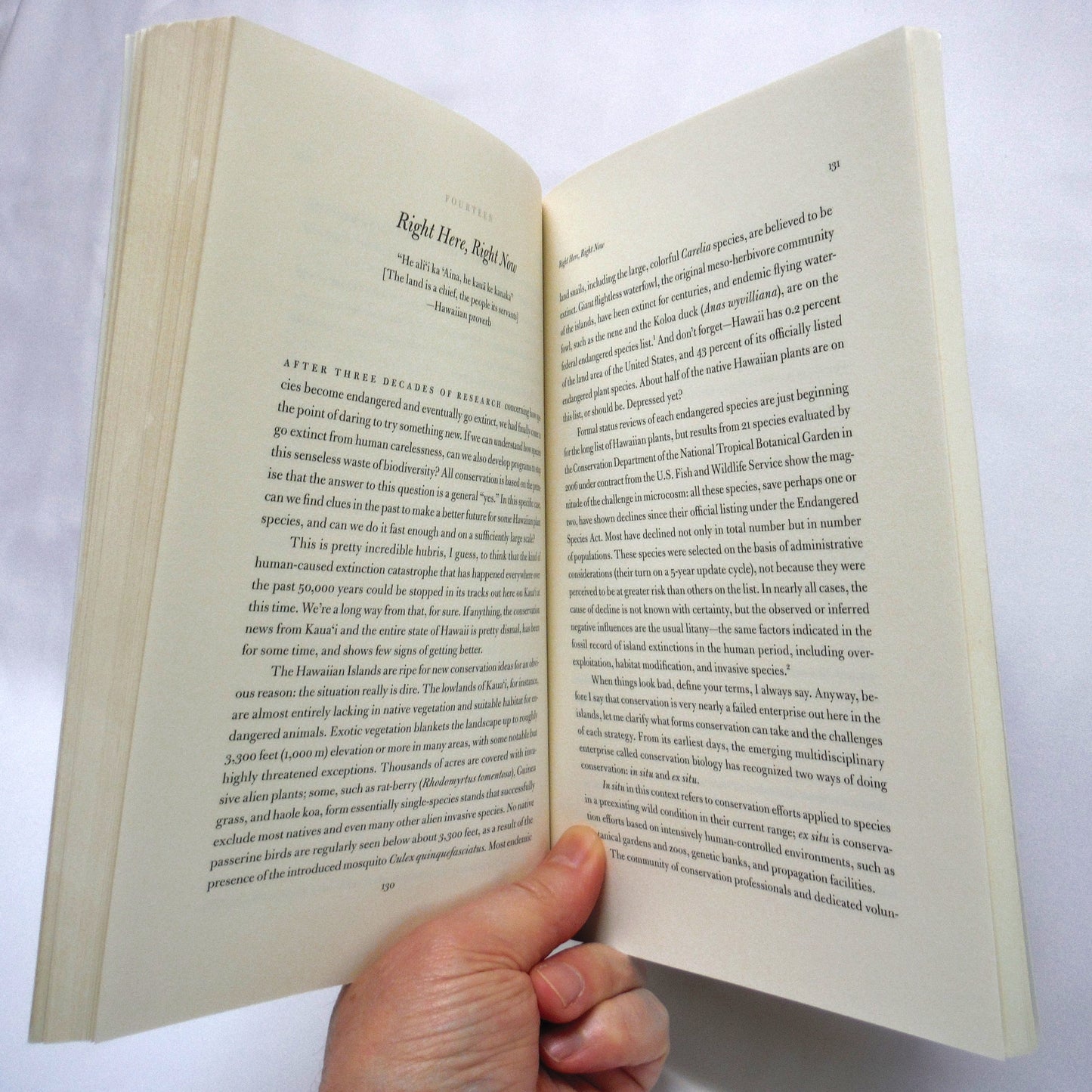 BACK TO THE FUTURE IN THE CAVES OF KAUA'I, A Scientist's Adventures in the Dark, by David A. Burney (1st Ed. SIGNED)