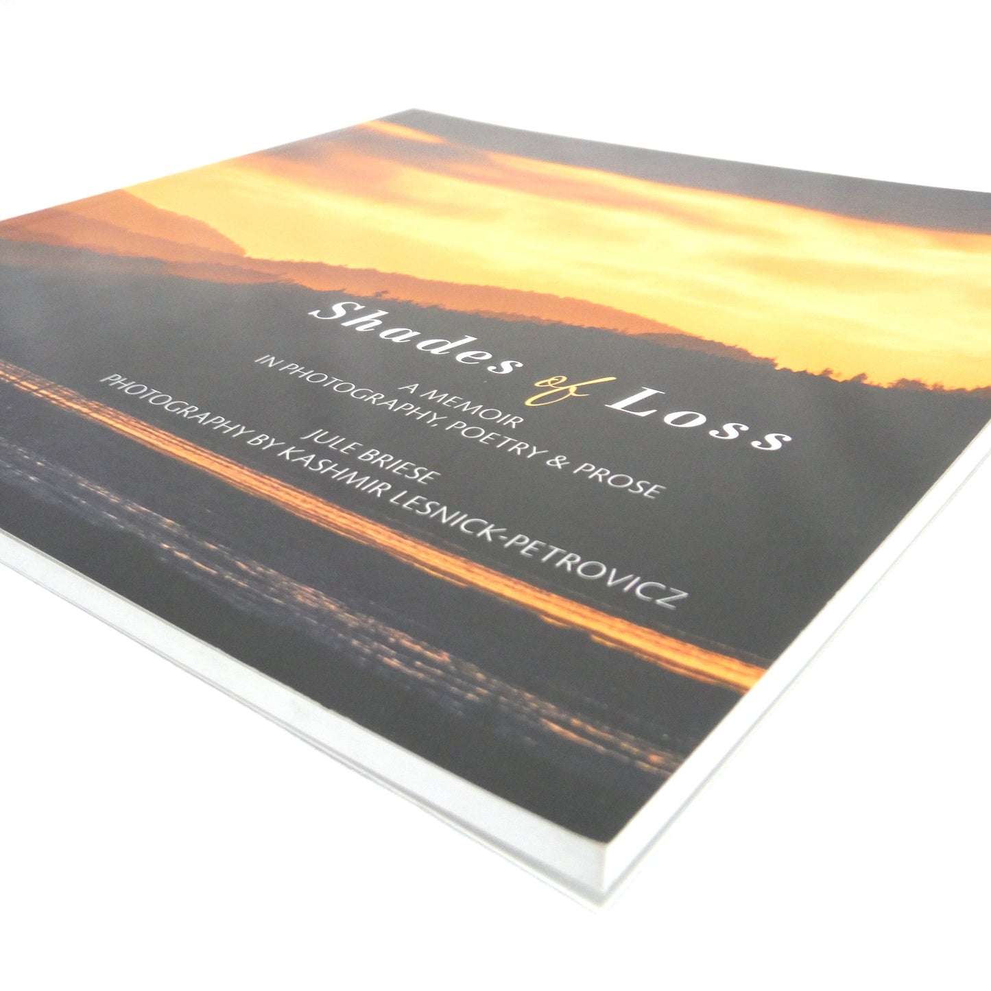 SHADES OF LOSS, A Memoir in Photography, Poetry and Prose, by Jule Briese, with photography by Kashmir Lesnick-Petrovicz (1st Ed. SIGNED)