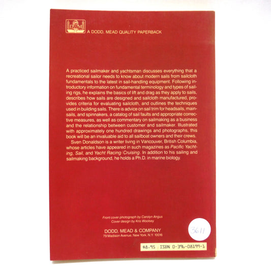 A SAILOR'S GUIDE TO SAILS, by Sven Donaldson (1st Ed. SIGNED)