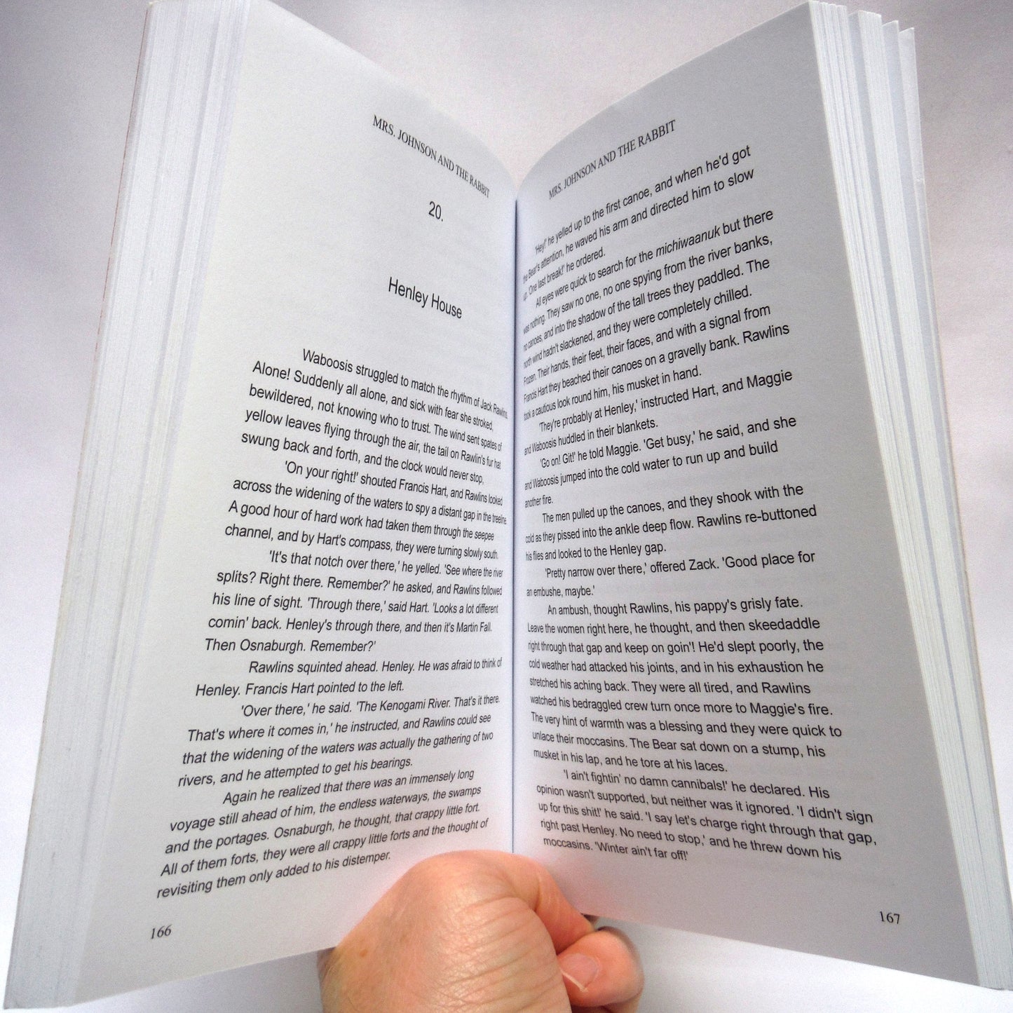 MRS. JOHNSON AND THE RABBIT, A Story by Jim Creighton (1st Ed. SIGNED)