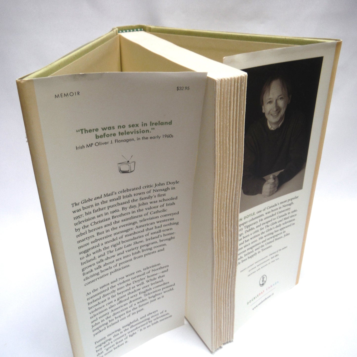 A GREAT FEAST OF LIGHT, Growing Up Irish in the Television Age, by John Doyle (1st Ed. SIGNED)