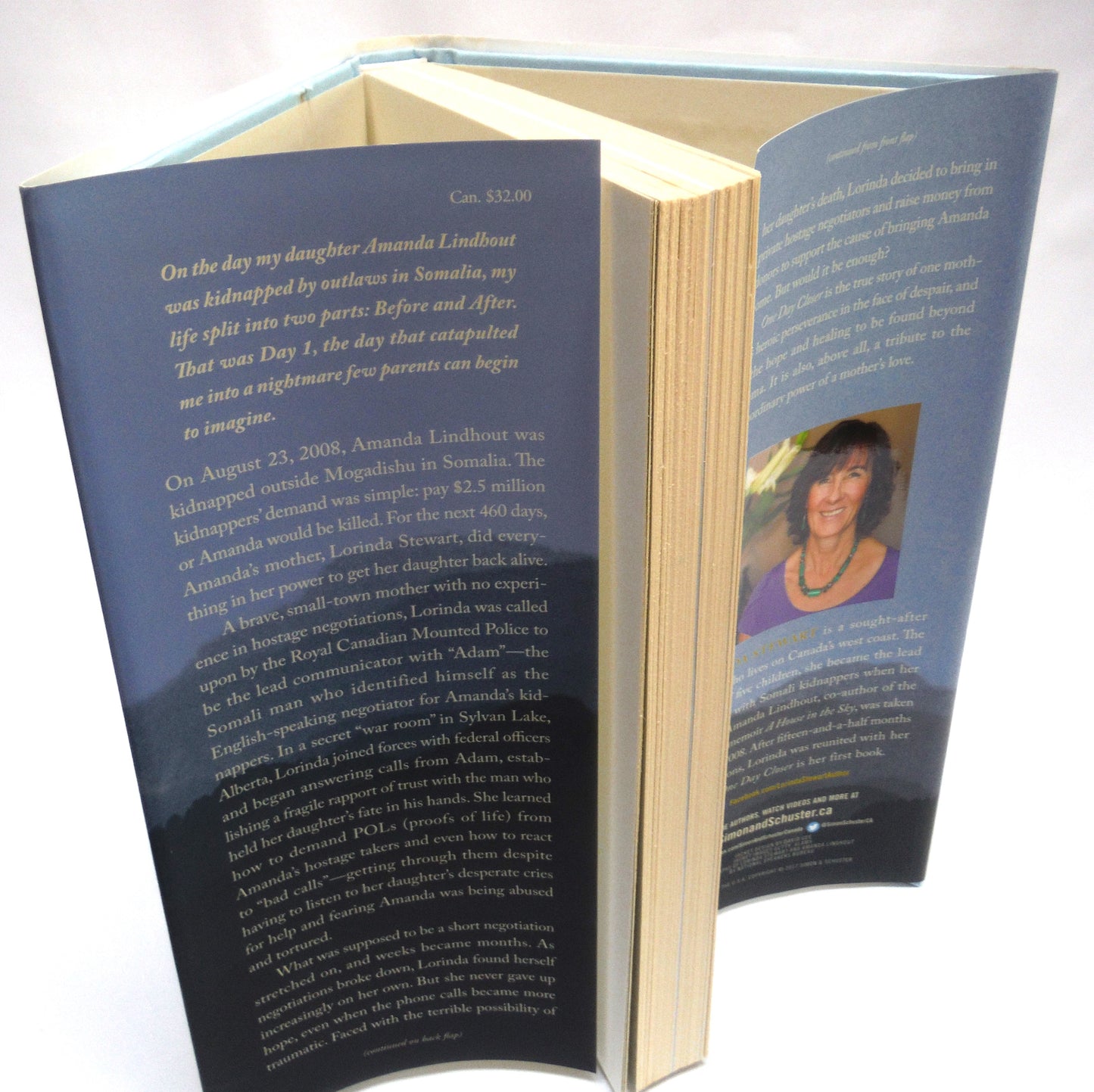 ONE DAY CLOSER, A Mother's Quest to Bring Her Kidnapped Daughter Home, by Lorinda Stewart (1st Ed. SIGNED)