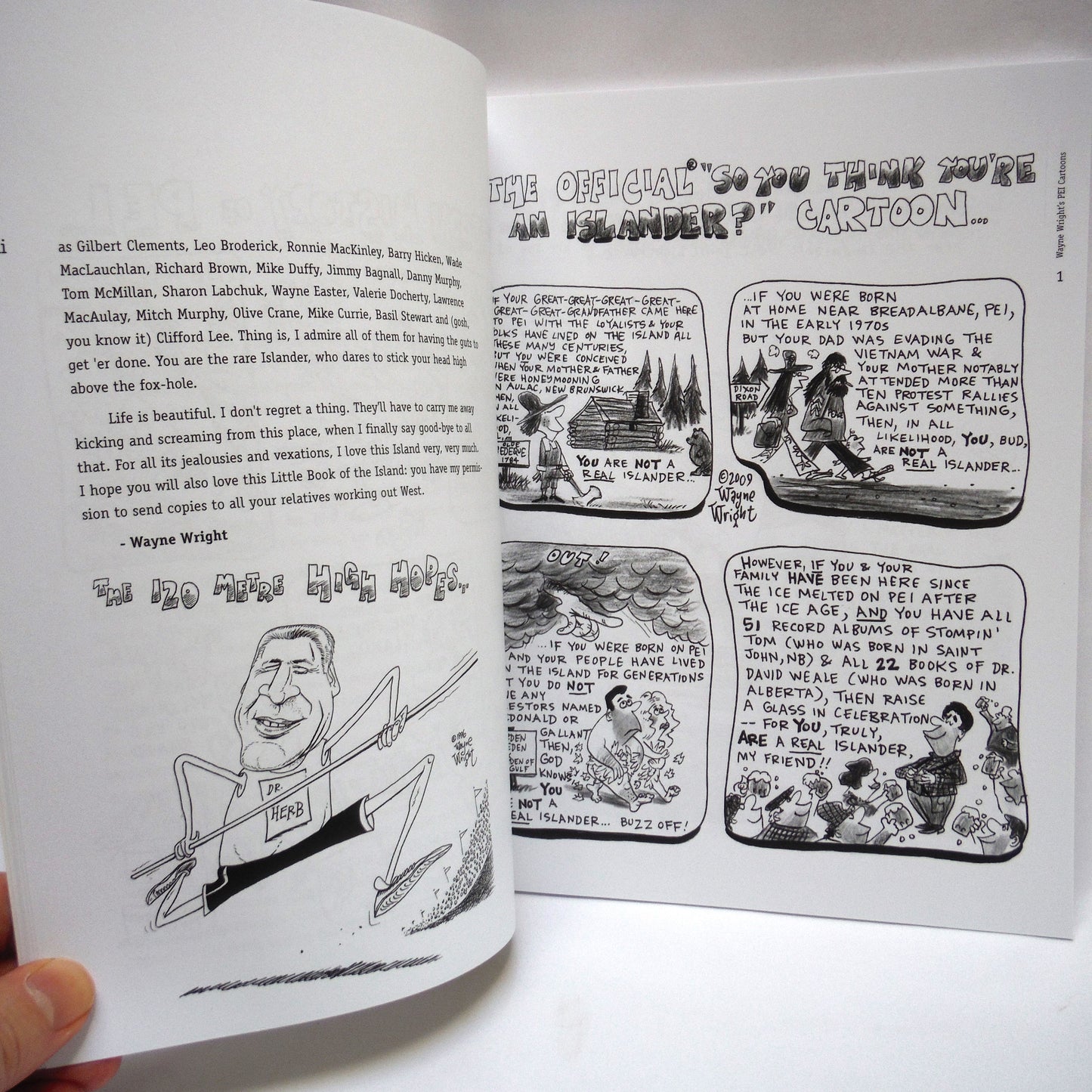 STILL CRAZY AFTER ALL THESE YEARS, Prince Edward Island Cartoons by Wayne Wright (1st Ed. SIGNED)