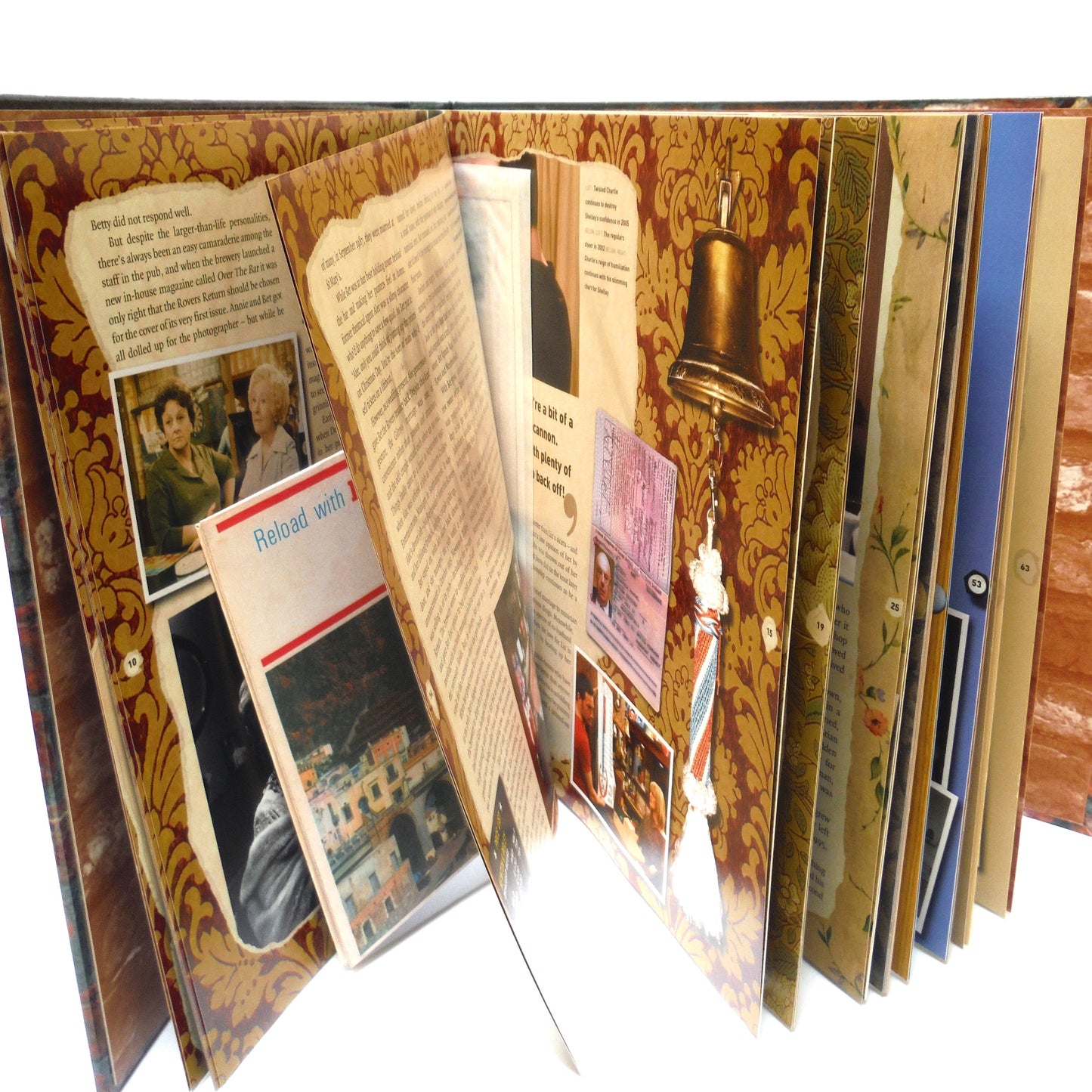 THE TREASURES OF CORONATION STREET, An Interactive Book by Carlton Books Limited (2010 1st Ed.)