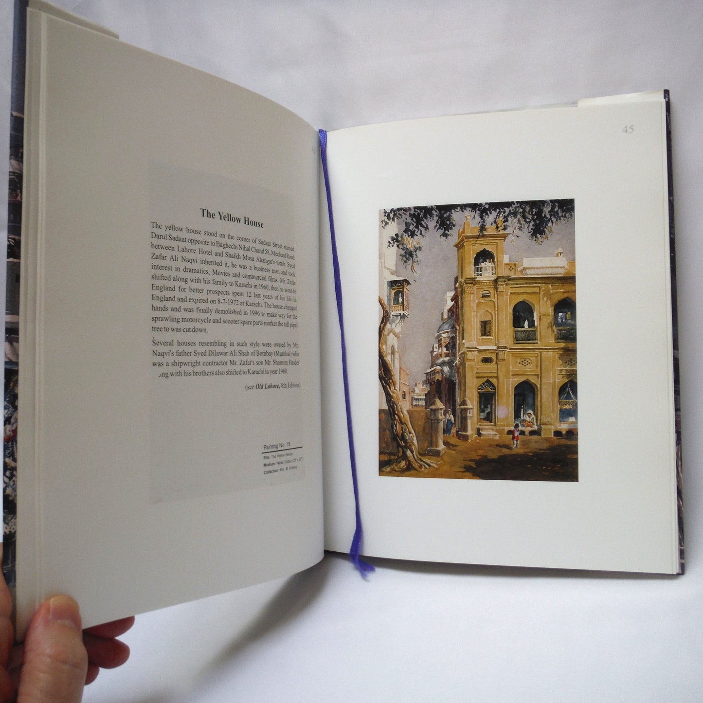 REMINISCENCES OF OLD LAHORE, Forty Years of Painting by Dr. Ajaz Anwar (1st Ed. SIGNED)