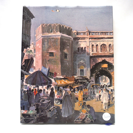 REMINISCENCES OF OLD LAHORE, Forty Years of Painting by Dr. Ajaz Anwar (1st Ed. SIGNED)