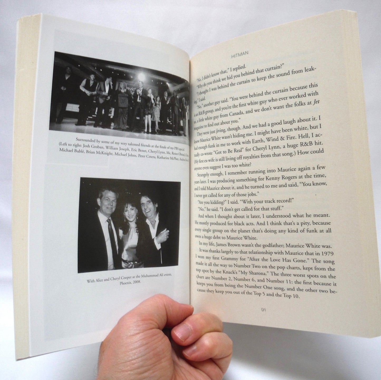 HITMAN, Forty Years Making Music, Topping Charts and Winning Grammys. The Memoir of Legendary Music Producer DAVID FOSTER, with Pablo F. Fenjves (2008 1st Ed.)