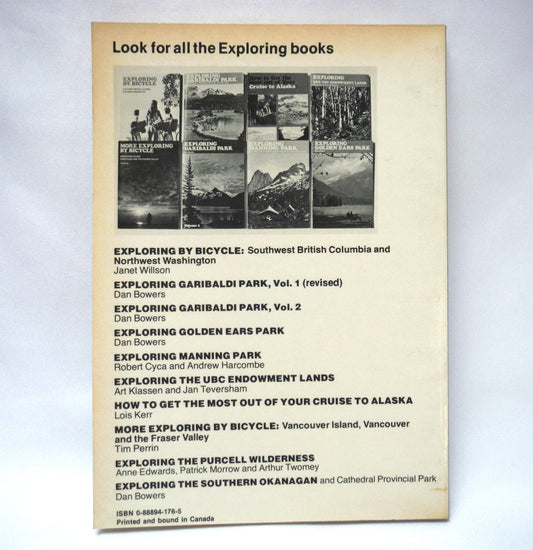 EXPLORING THE PURCELL WILDERNESS, by Anne Edwards, Patrick Morrow and Arthur Twomey (1978 1st Ed.)