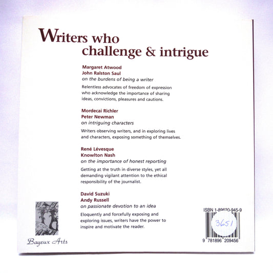 22 PROVOCATIVE CANADIANS, In the spirit of Bob Edwards, Edited by Kerry Longpre and Margaret Dickson  (1999 1st Ed.)