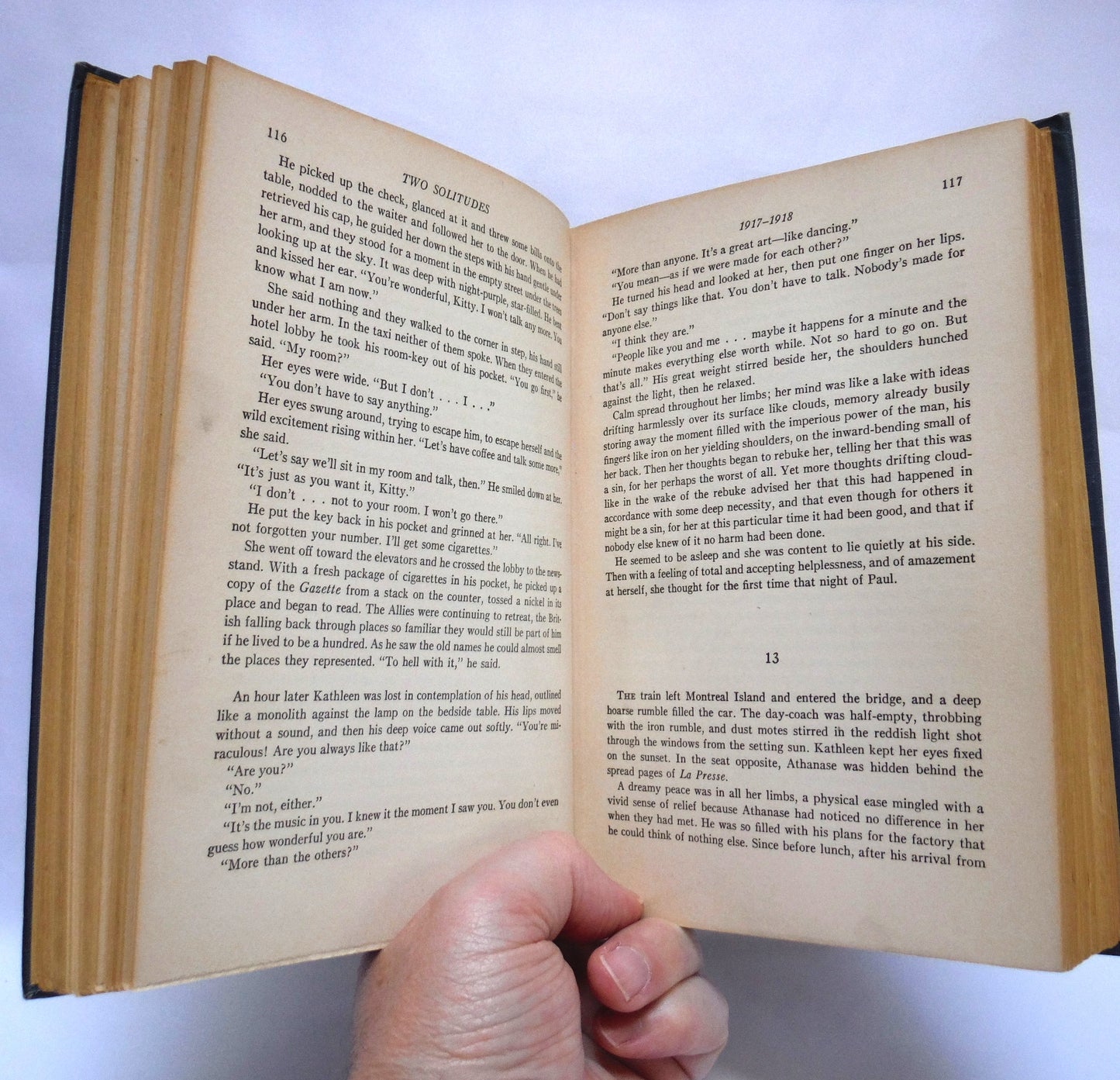 TWO SOLITUDES, by Hugh MacLennan: The RARE Edition by Duell, Sloan and Pearce of New York, USA (1945 1st Ed.)