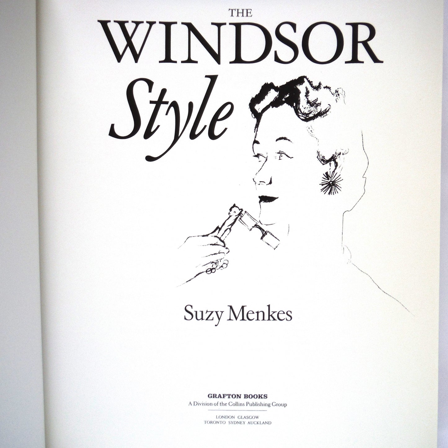 THE WINDSOR STYLE, by Suzy Menkes, with BONUS Majesty Magazine Winning Letter! (SIGNED 1st Ed.)