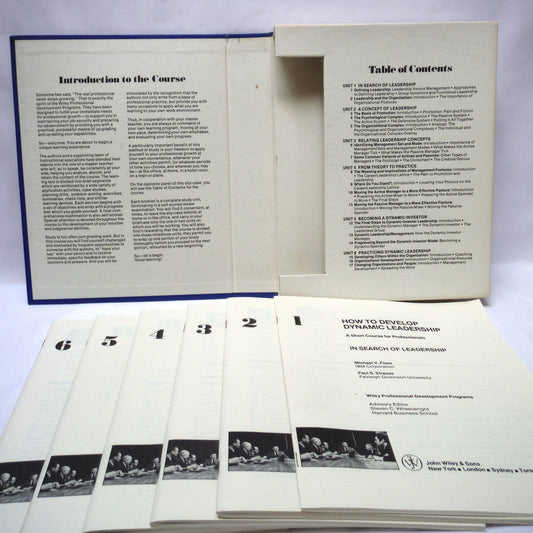 HOW TO DEVELOP DYNAMIC LEADERSHIP: A Short Course for Professionals, by Michael V. Fiore and Paul S. Strauss (1977 1st Ed.)