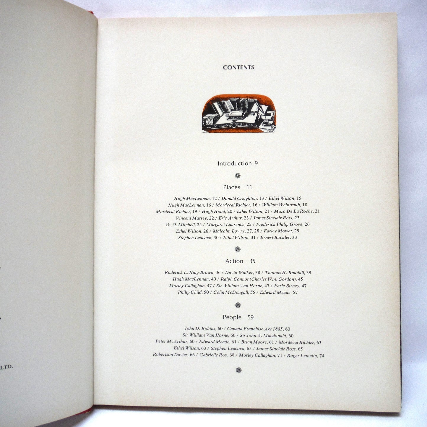 GREAT CANADIAN WRITING: A Century of Imagination by Claude Bissell and The Canadian Centennial Library (1966 1st Ed.)