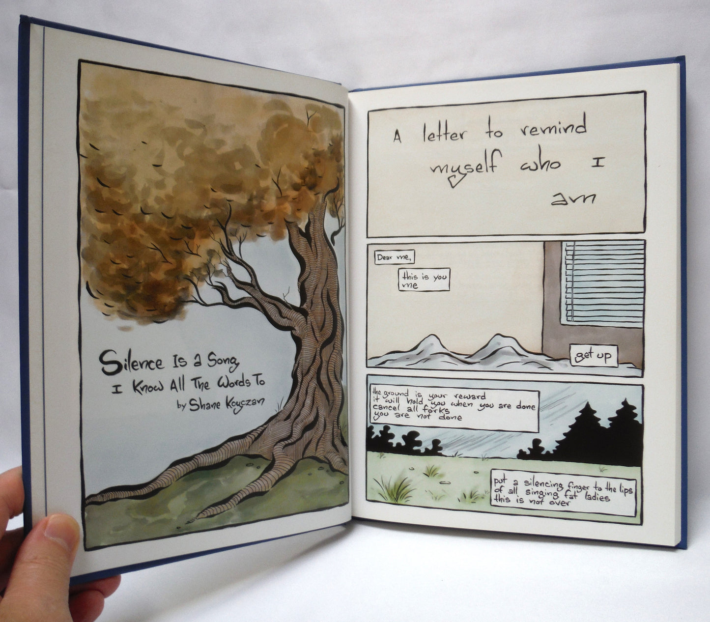 SILENCE IS A SONG I KNOW ALL THE WORDS TO, by Shane Koyczan and Gareth Gaudin, with colours by Jim Smith (1st Ed. SIGNED)