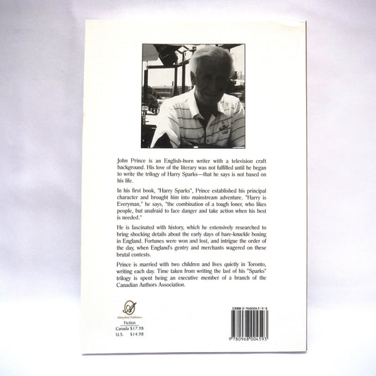 SPARKS RETURNS, A Harry Sparks Novel by John Prince (1st Ed. SIGNED)