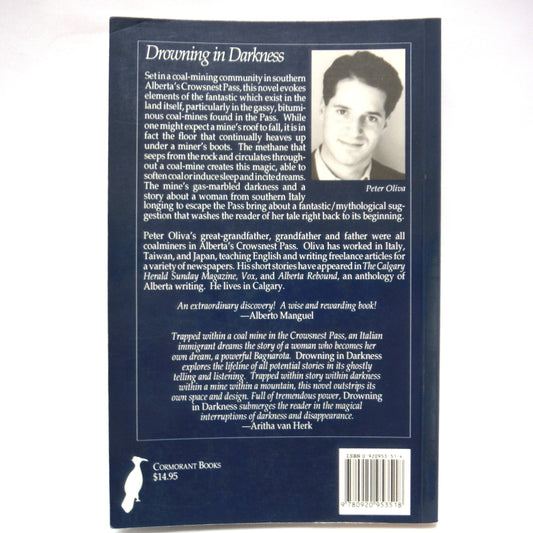 DROWNING IN DARKNESS, A Novel by Peter Oliva (1st Ed. SIGNED)