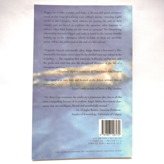 THE BONE CAGE, A Novel by Angie Abdou (1st Ed. SIGNED)