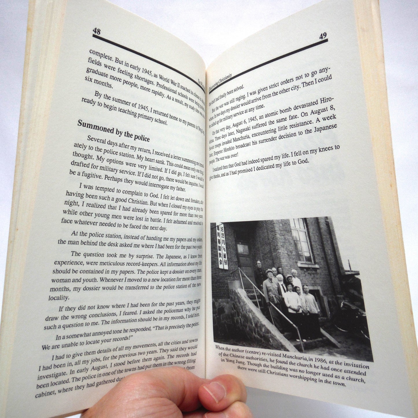 THE WANDERER, The Autobiography of a United Church Moderator, by Sang-Chul Lee and Erich Weingartner (1st Ed. SIGNED)