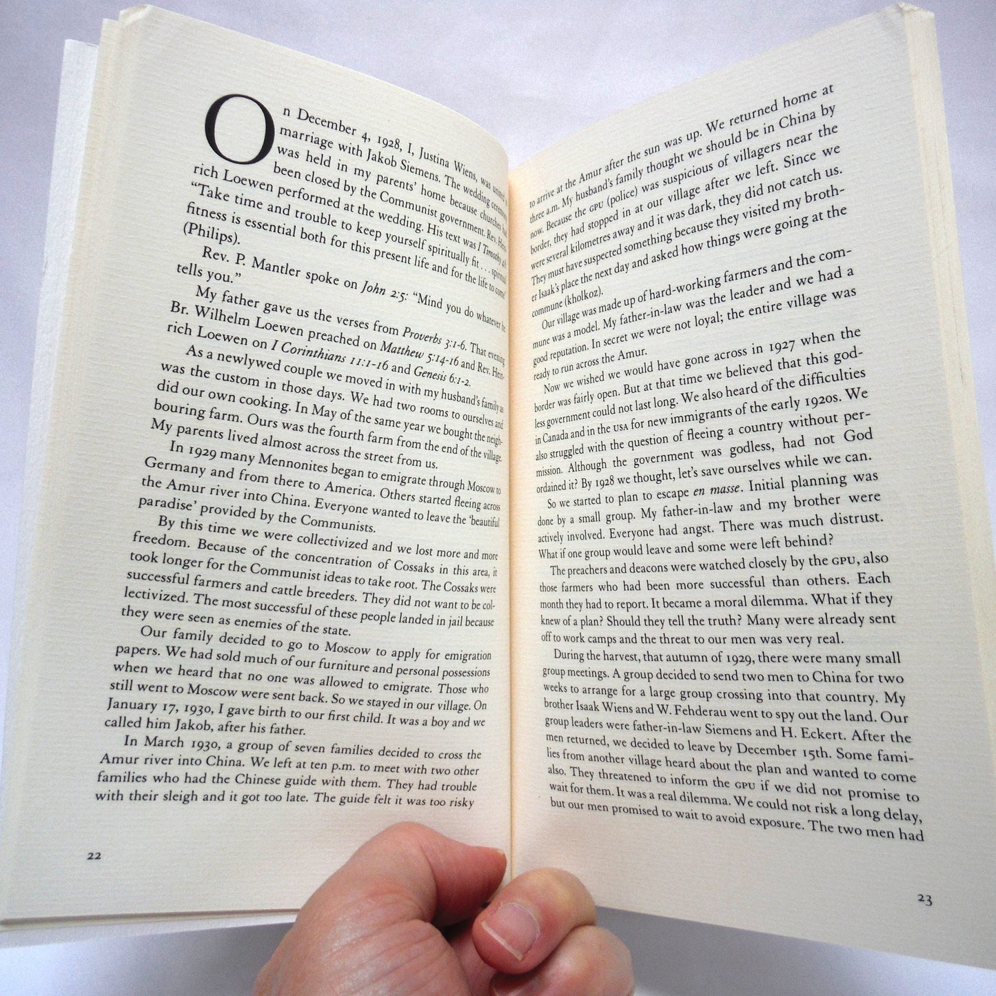 JUSTINA, The Autobiography of a Family, by Justina Siemens and her Family (1st Ed. SIGNED)