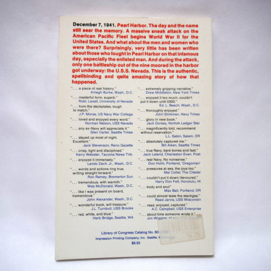 BATTLESHIP: Pearl Harbor, 1941, Of The Nine Battleships at Pearl Harbor Only One Got Underway by Wallace Louis Exum (1st Ed. SIGNED)