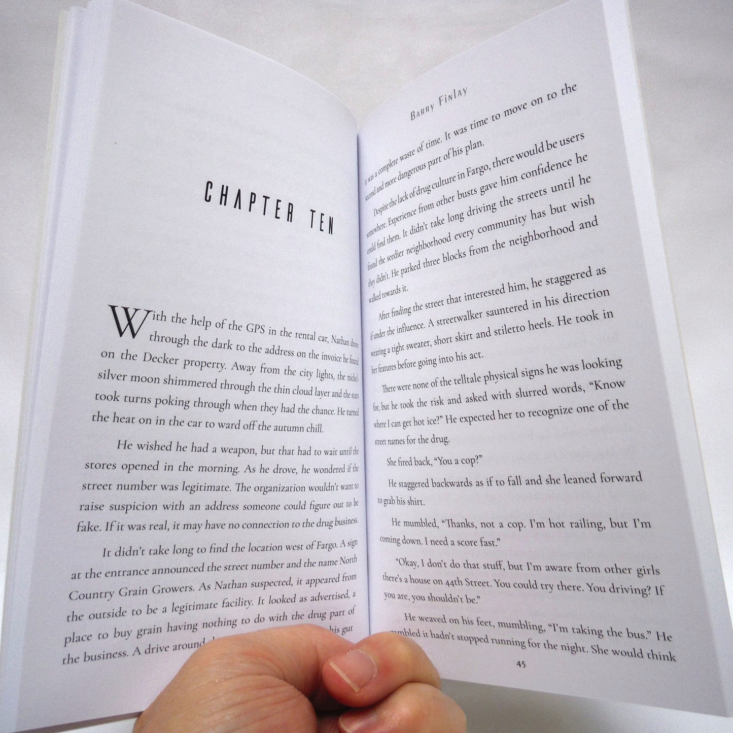 NEVER SO ALONE, A Nathan Harris Thriller Novel by Barry Finlay (1st Ed. SIGNED)