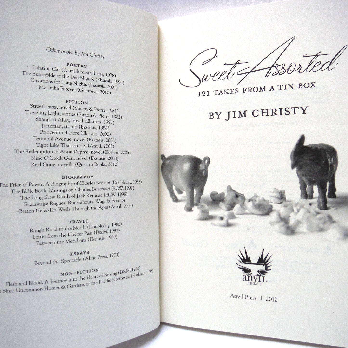 SWEET ASSORTED, 121 Takes From a Tin Box, by Jim Christy (1st Ed. SIGNED)