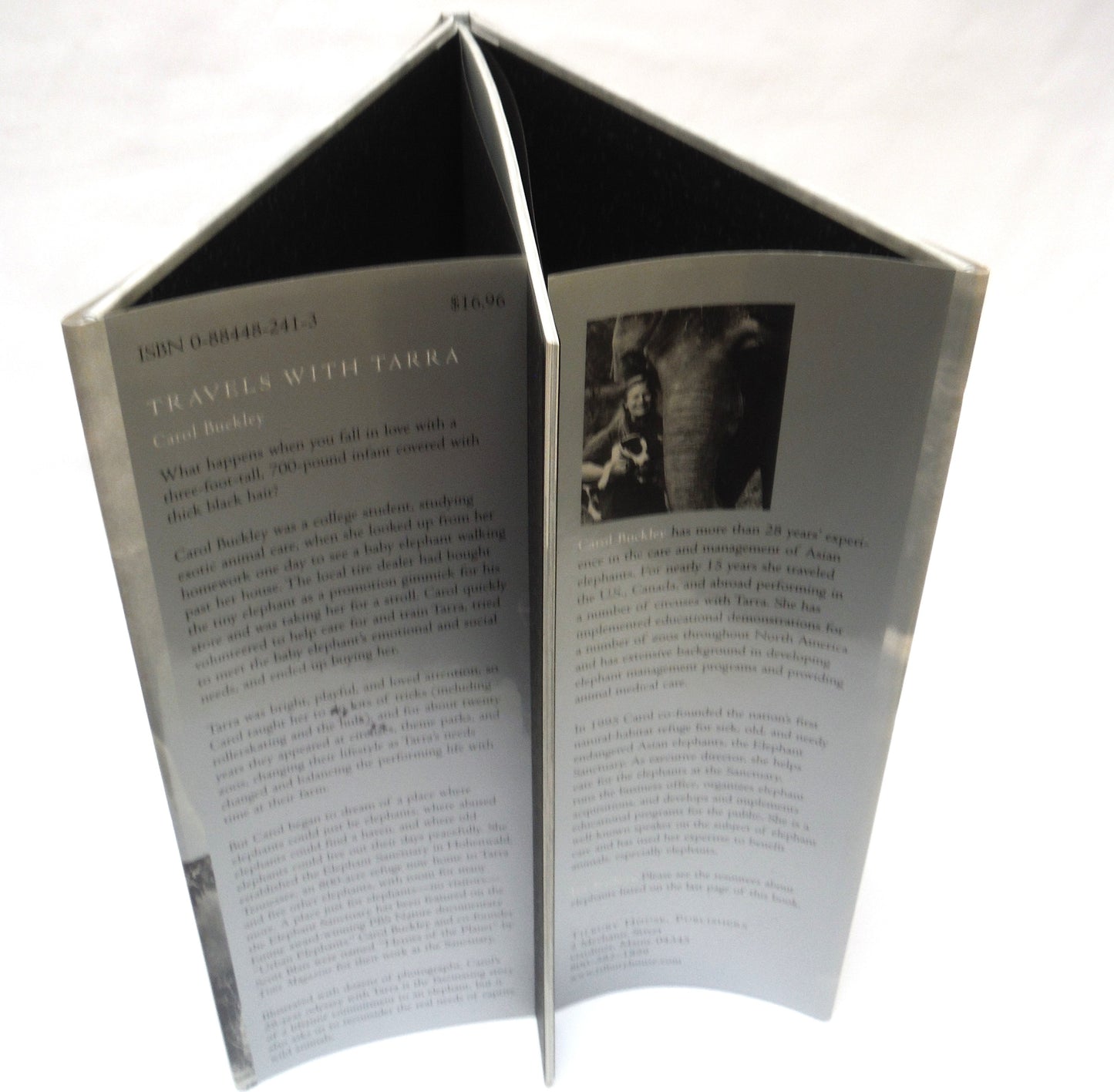 TRAVELS WITH TARRA, by Carol Buckley (1st Ed. SIGNED)