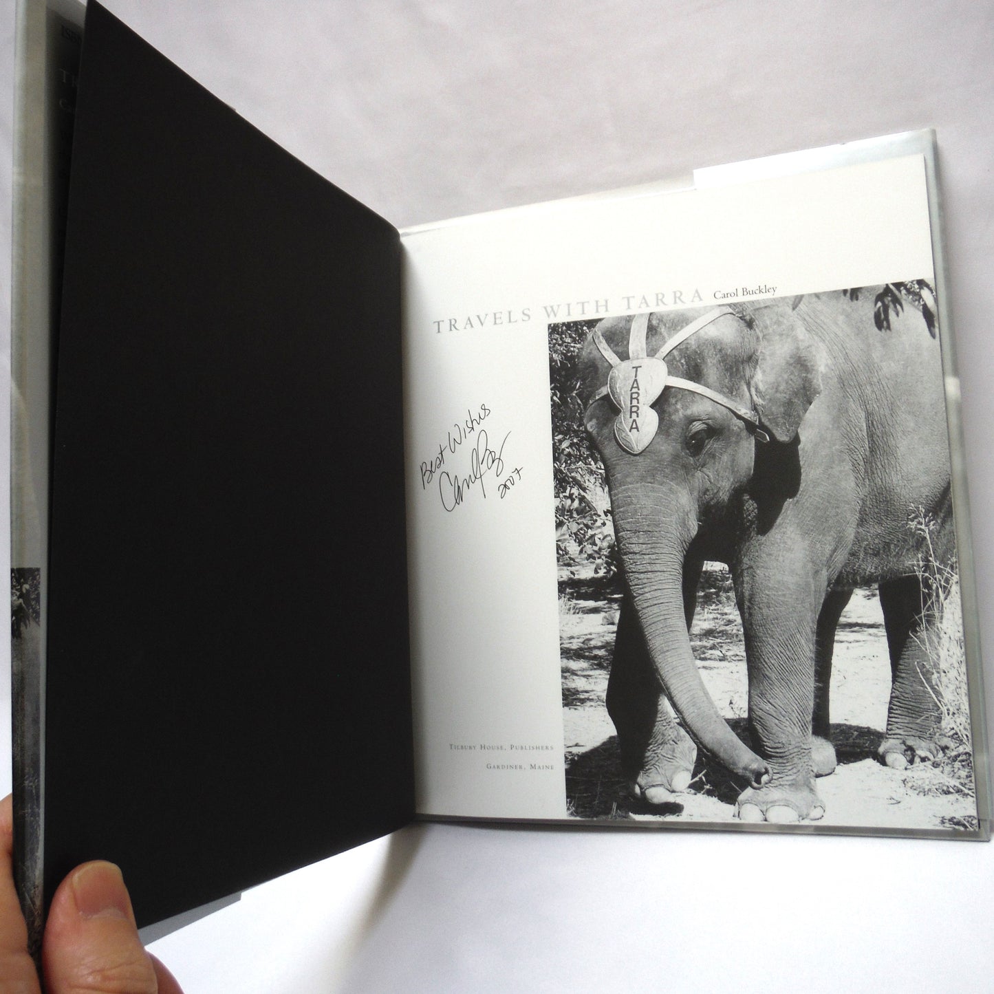 TRAVELS WITH TARRA, by Carol Buckley (1st Ed. SIGNED)