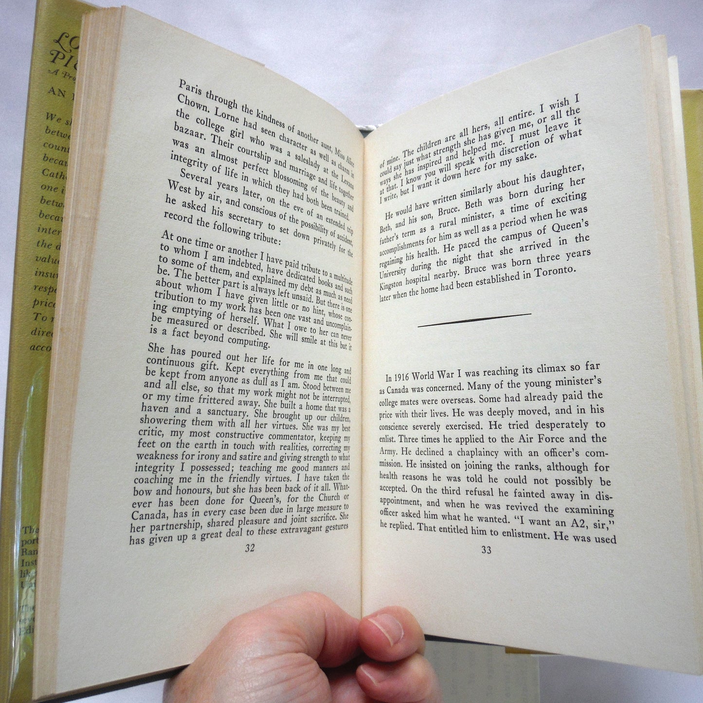 LORNE PIERCE, A Profile by C.H. Dickinson (1965 1st Ed.)