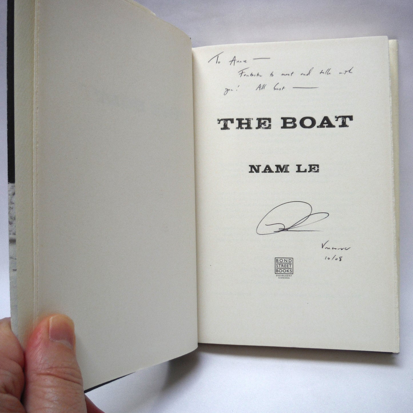 THE BOAT, A Collection of Short Stories by Nam Le (1st Ed. SIGNED)