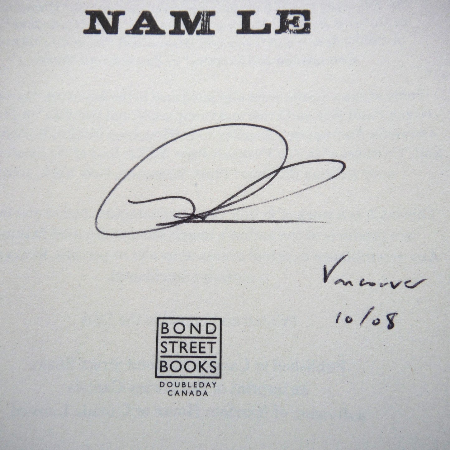 THE BOAT, A Collection of Short Stories by Nam Le (1st Ed. SIGNED)