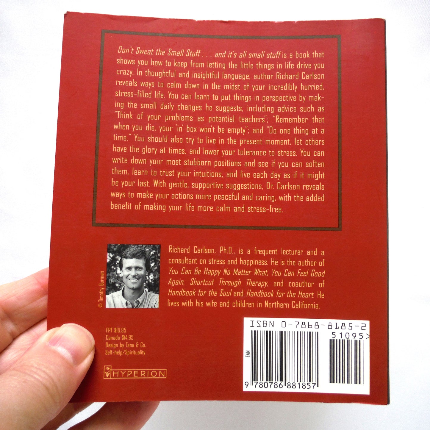 DON'T SWEAT THE SMALL STUFF, The Three-Volume Slipcase Set by Richard Carlson, Ph.D. (1998 1st Ed.)