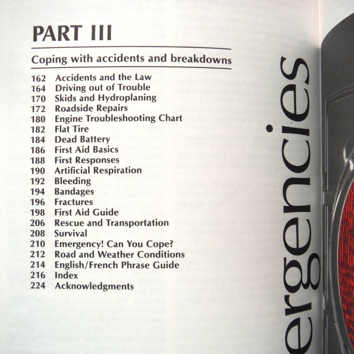 CANADIAN DRIVER'S HANDBOOK, Motoring Reference Manual by The Canadian Automobile Association (1985 1st Ed.)