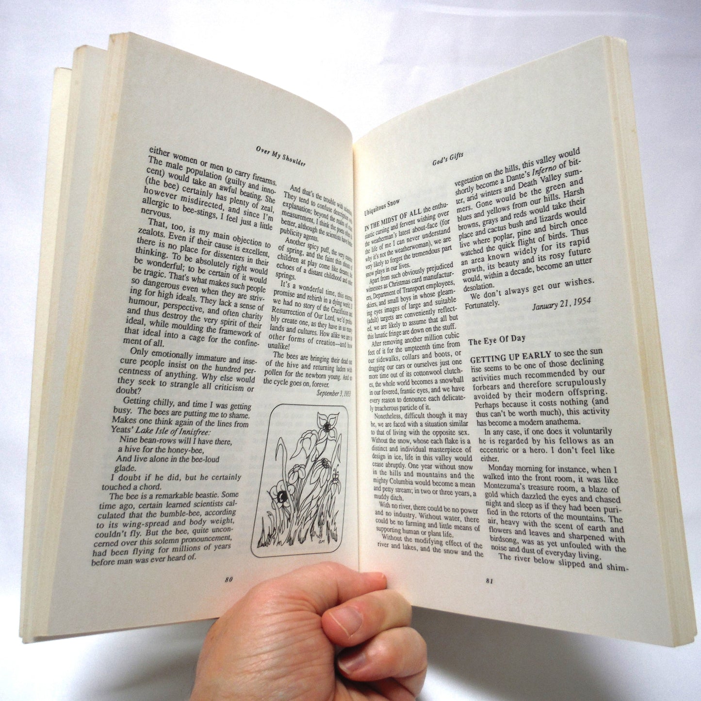 OVER MY SHOULDER, Reflections and Recollections of a Newspaper Columnist, by John A. Charters (1988 1st Ed.)