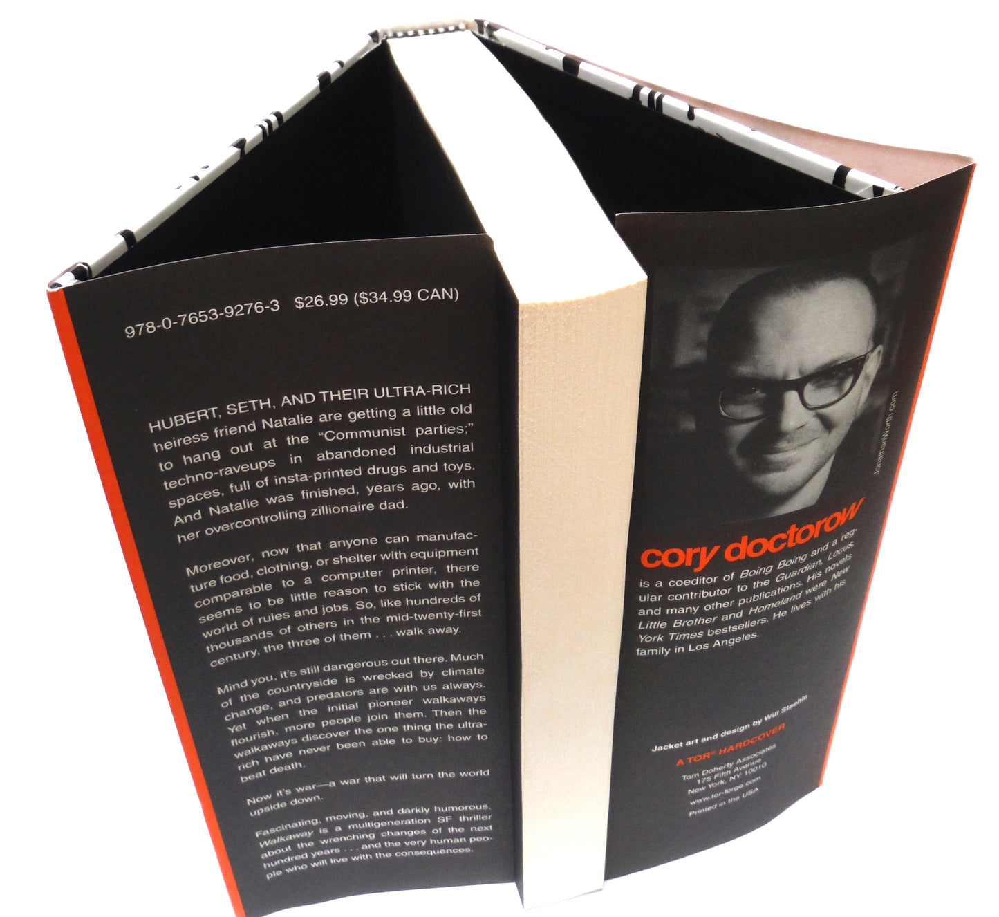 WALKAWAY, A Novel by Cory Doctorow (2017 1st Ed.)
