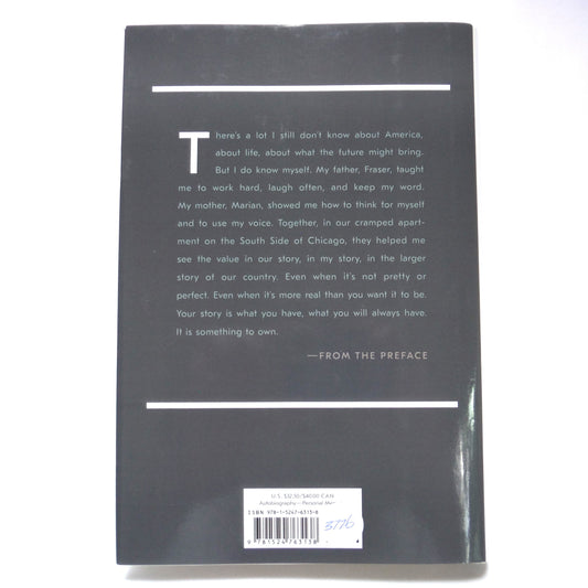 BECOMING, by MICHELLE OBAMA (2018 1st Ed.)