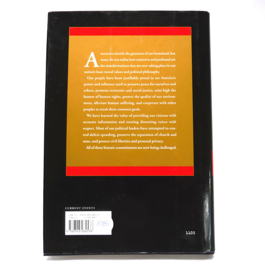 OUR ENDANGERED VALUES, American's Moral Crisis by Jimmy Carter (2005 1st Ed.)