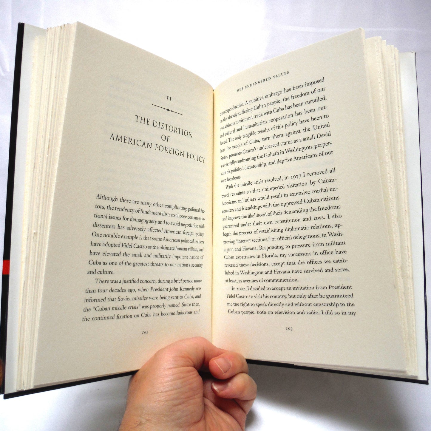 OUR ENDANGERED VALUES, American's Moral Crisis by Jimmy Carter (2005 1st Ed.)