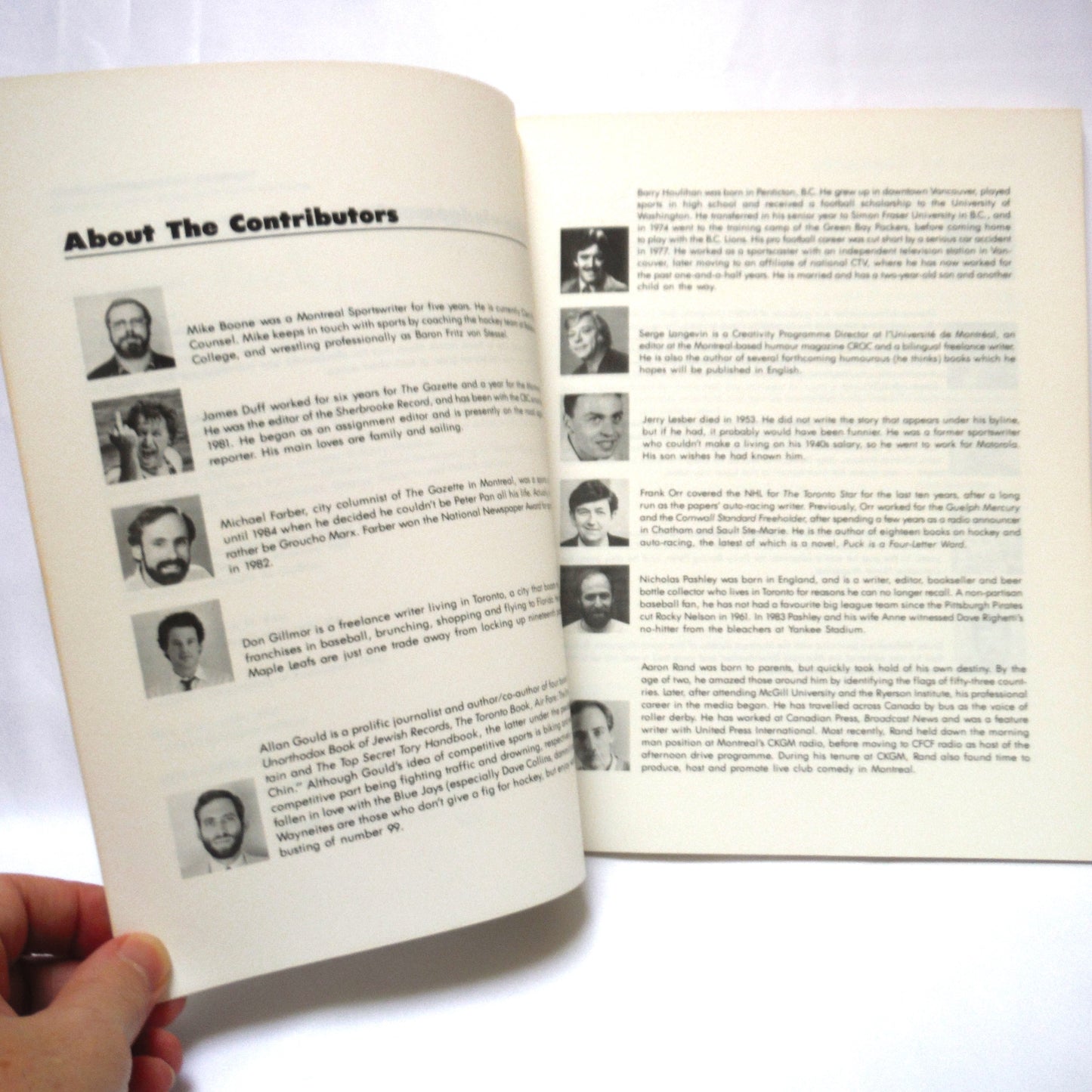 UNSPORTSMANLIKE CONDUCT, Edited by Lynette Stokes with Dawn Duchaine (1985 1st Ed.)