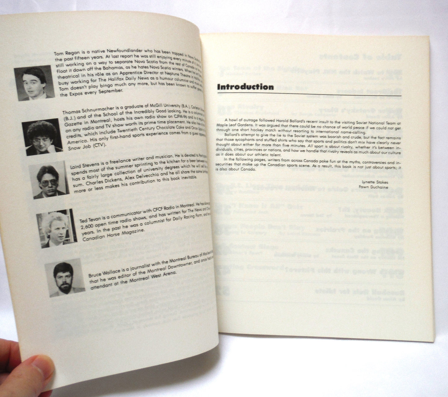 UNSPORTSMANLIKE CONDUCT, Edited by Lynette Stokes with Dawn Duchaine (1985 1st Ed.)
