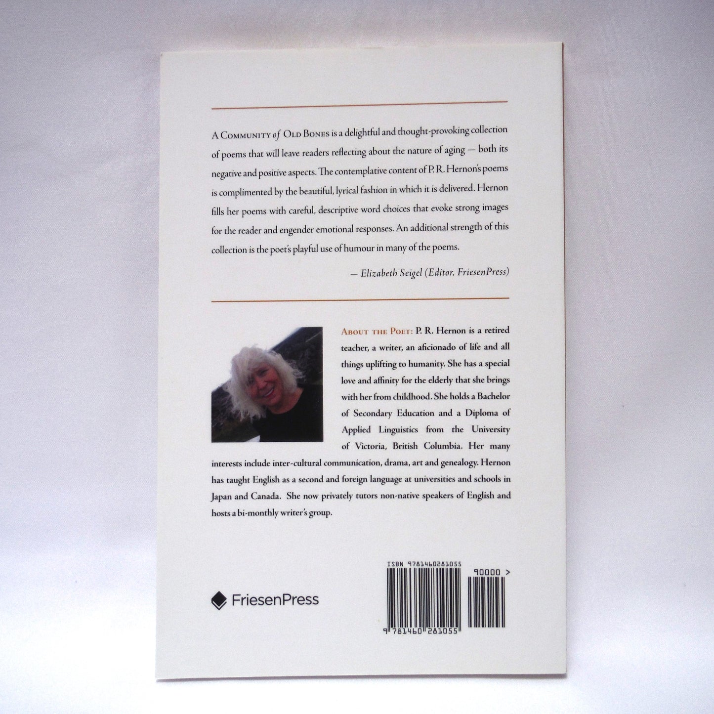A COMMUNITY OF OLD BONES, Poetry by P.R. Hernon (1st Ed. SIGNED)