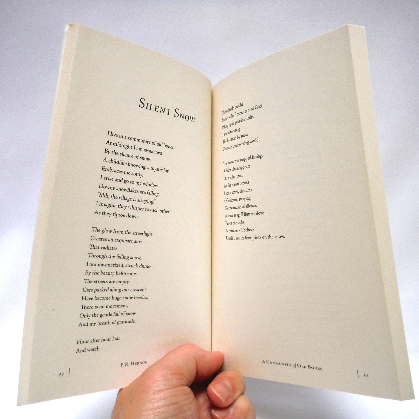 A COMMUNITY OF OLD BONES, Poetry by P.R. Hernon (1st Ed. SIGNED)